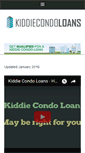 Mobile Screenshot of kiddiecondoloans.com